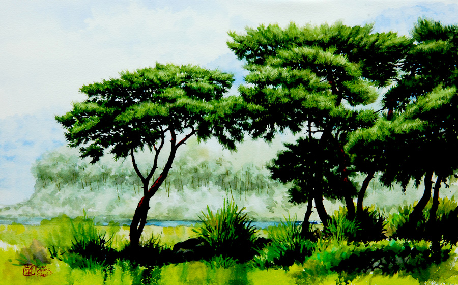 양평솔 숲